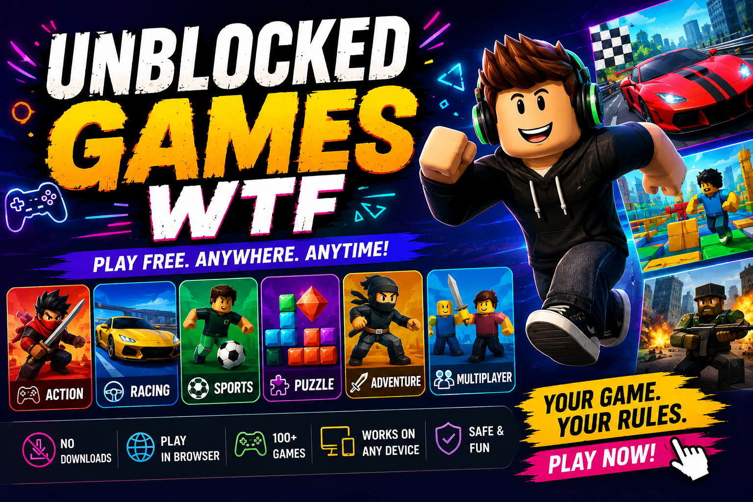 Unblocked Games WTF 2026: Best Free Browser Games to Play Online
