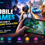 Mobile Games 2026 featuring action strategy racing multiplayer puzzle and casual gaming